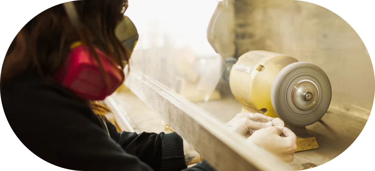 Buffing and polishing